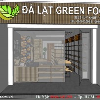 Thiết kế Shop hoa quả - Chị Thúy - Thụy Khuê